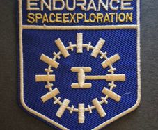 Interstellar, film insignia, cloth patch.