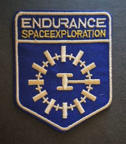 Interstellar, film insignia, cloth patch.