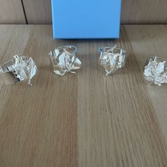 Newbridge Silverware leaf Napkin Rings