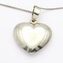 Vintage Cubic Zirconia Heart 925 Silver Necklace Image 3