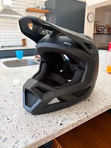 Fox MTB Rampage DH Helmet and Goggles
