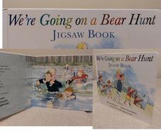 CLASSIC We,re Going On A Bear Hunt Jigsaw Puzzles & Hardback Story Book