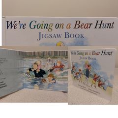 CLASSIC We,re Going On A Bear Hunt Jigsaw Puzzles & Hardback Story Book