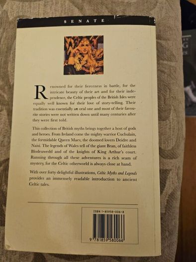 Celtic Myths And Legends.by T.w. Rolleston. Paperback In Good Condition. PLUS ANITHER BOOK THE CELTIC WAY. By E.G. WHITE. See Photos For Same.