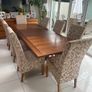 8 Seater Dining Table & Chairs Image 4