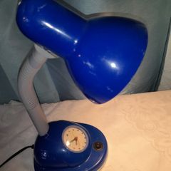 Retro Lamp with Built In Clock