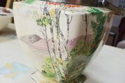 Vintage 1930s Royal Winton Grimwades 'Paradise' Biscuit Barrel