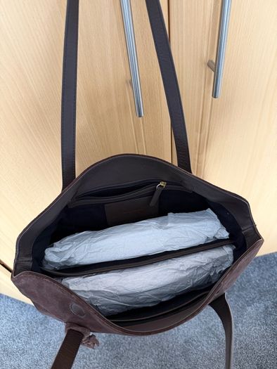 M&S suede bag