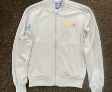 Adidas Zip Up Pharrell Williams Rainbow Collection BABY BLUE X-SMALL