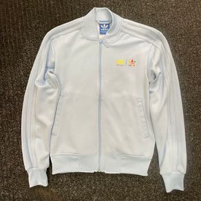Adidas Zip Up Pharrell Williams Rainbow Collection BABY BLUE X-SMALL