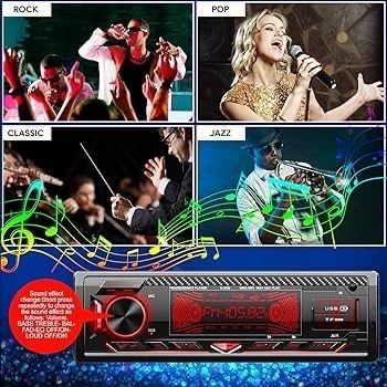 NEW SALE | Car Radio Bluetooth 5.0 Hands-free1 Din Universal Built-in Microphone