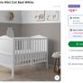 Wooden cot bed Image 5