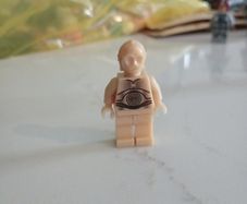 Lego star wars minifigure c3po pearl light gold sw0010