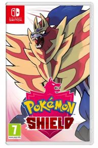 Pokemon Shield game for Nintendo Switch console - match the collection of Sword Pikachu & Eevee