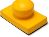 Glass Polish 15914 Hand Sanding Block, Hook & Loop Handheld Sanding Pad | 120 x 75 mm