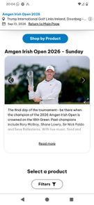 Amgen Irish Open - Sunday Tickets