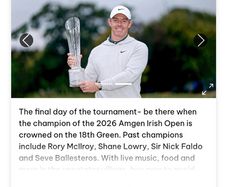 Amgen Irish Open - Sunday Tickets