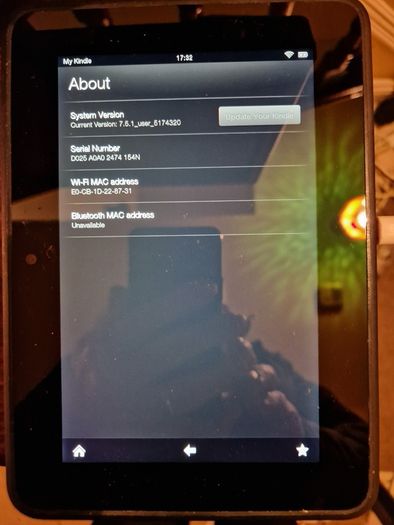 Amazon Kindle SN D025 A0A0 2474 154N, 16GB, in excellent Condition