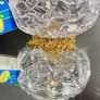 Vintage Killarney Crystal Glass Trinket Dish 24% Lead Crystal 24 Ct Gold Finishing Image 4