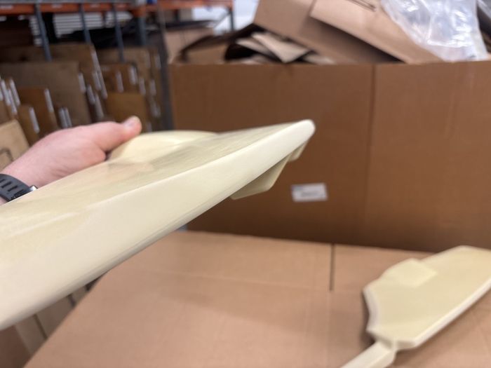 Ford transit custom rear spoiler for 2024 on