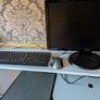 dell computer plus monitor keyboard mouse and cannon printer Image 2