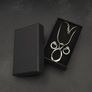 Hot Diamonds Designer 925 Sterling Silver Necklace & Earrings Set Image 3