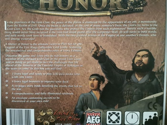 A Matters of Honor