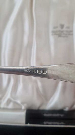 Birmingham silver spoon set