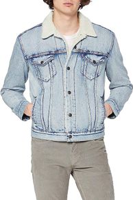 Levi's Men's Type 3 Sherpa Trucker Denim Jacket, Stonebridge Sherpa Trucker, XL
