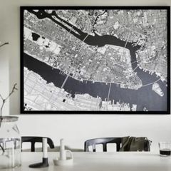 Ikea Bjorksta New York Black and White Canvas Picture