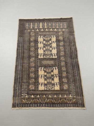 Semi Antique Yazd Iranian Hand-Knotted Rug