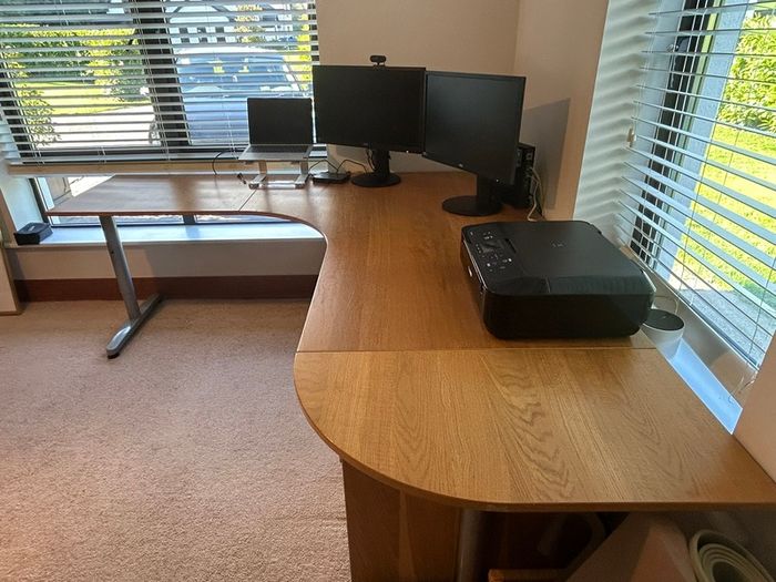 Large corner desk - Ikea Gallant
