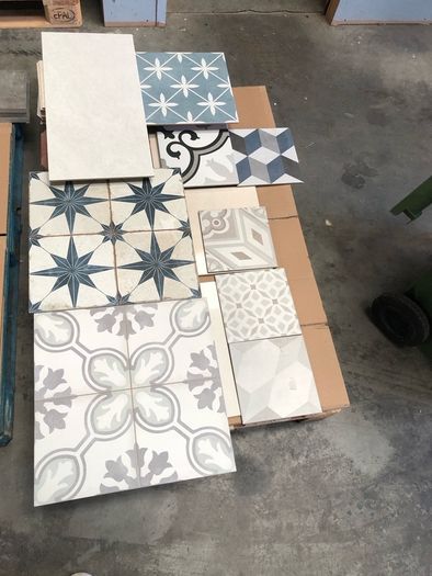 Free tiles for arts and crafts (crazy mosaics, etc)