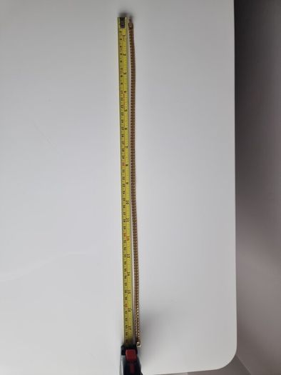 Pave Gold Costume Necklace, 18 inches