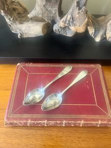 Antique Cork Provincial Silver Spoons