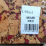 44 psc.(4 Pack).Natural Cork Tiles for Wall or Floor Decoration.(Miami Red) New Image 7