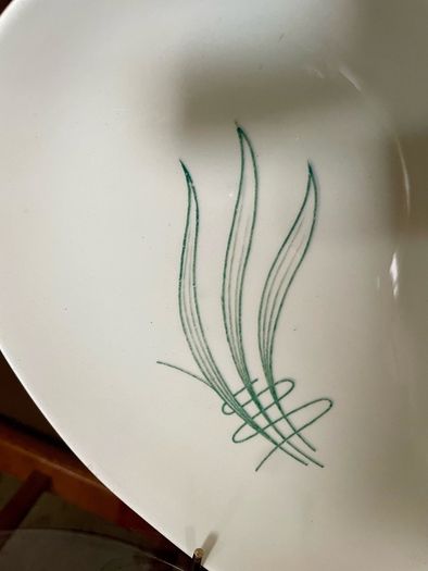 Vintage green Carlton ware Windswept Design 1950s 60s