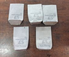 5 Vintage Coin bags