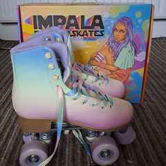 Impala Multi-Colour Pastel Roller Skates UK5