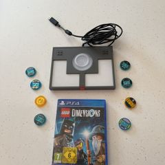 lego dimensions ps4 / ps5 game + toy pad / portal + character tokens