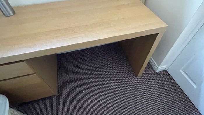 Large wooden desk for sale (roughly 40cm x 1.30m)