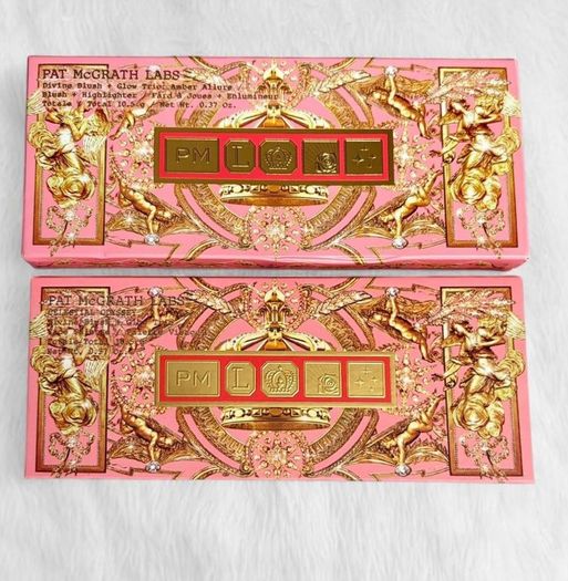Pat McGrath Divine Blush Glow Trio Amber Allure Pink Gold Highlight Palette Discontinued