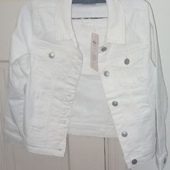 White denim jacket