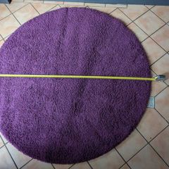 Purple Circular Rug