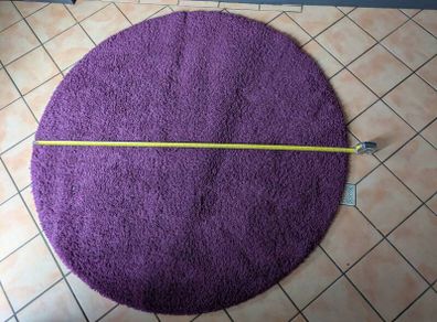 Purple Circular Rug