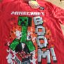 New Tags Minecraft  Tshirt Fantastic Reverse Sequin Boy/girl  Age 12/13 Yrs Image 4