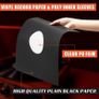 Black Paper 10" Vinyl Record Sleeves with Inner Liner, 110G Lightweight Paper 15pk Anti Static Image 2