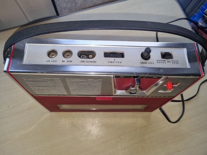 National Solid State 401S portable reel-to-reel tape recorder