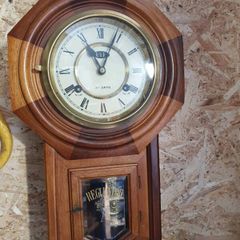 Vintage octagonal wall clock