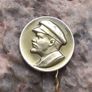 Vintage Vladimir Lenin Soviet Union Workers Cap Pin Image 2